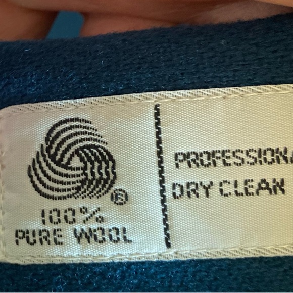 Vintage Pant Her Teal 2-piece Ladies Suit Wool - Picture 8 of 13